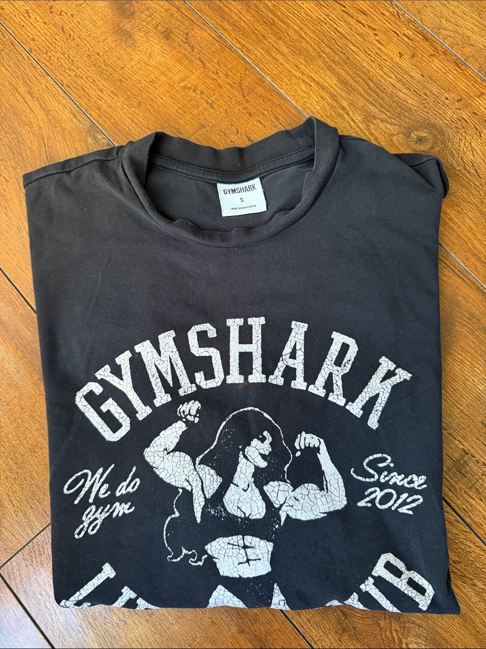 Gymshark Black Graphic Lifting Club Tee